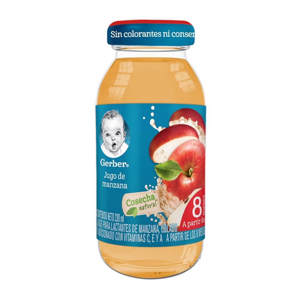 Jugo Manzana 4 Aet Gerber 230 0 Ml