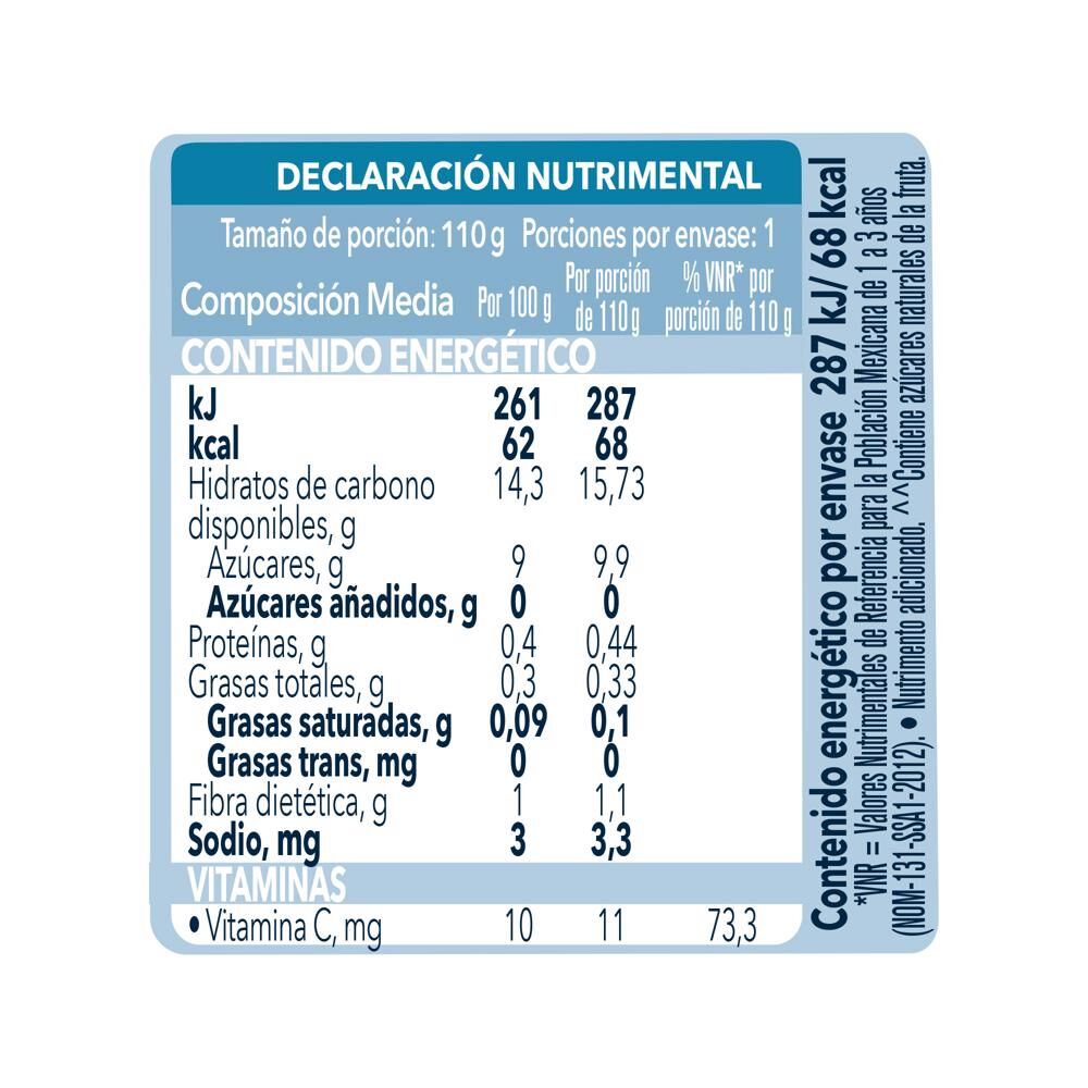Pouch Junior Mango Gerber 118.0 Gr