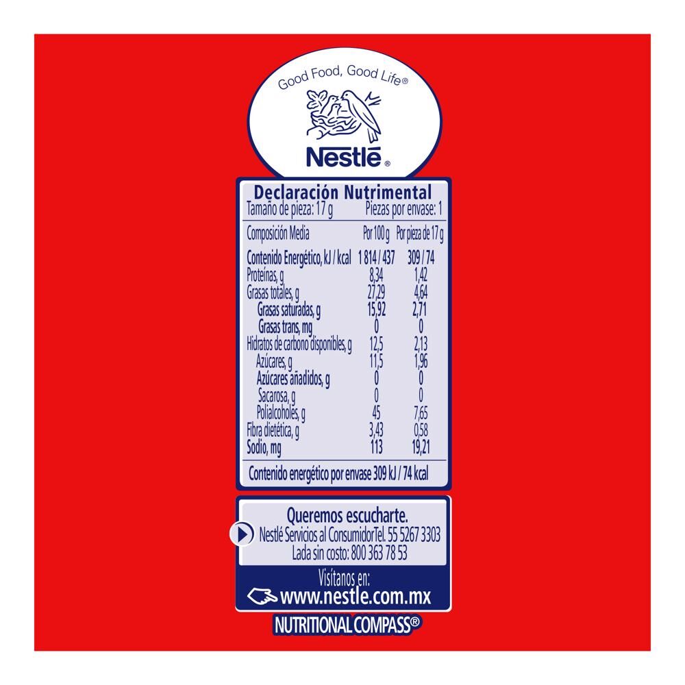 Chocolate Sin Azucar Carlos V 17.0 Gr