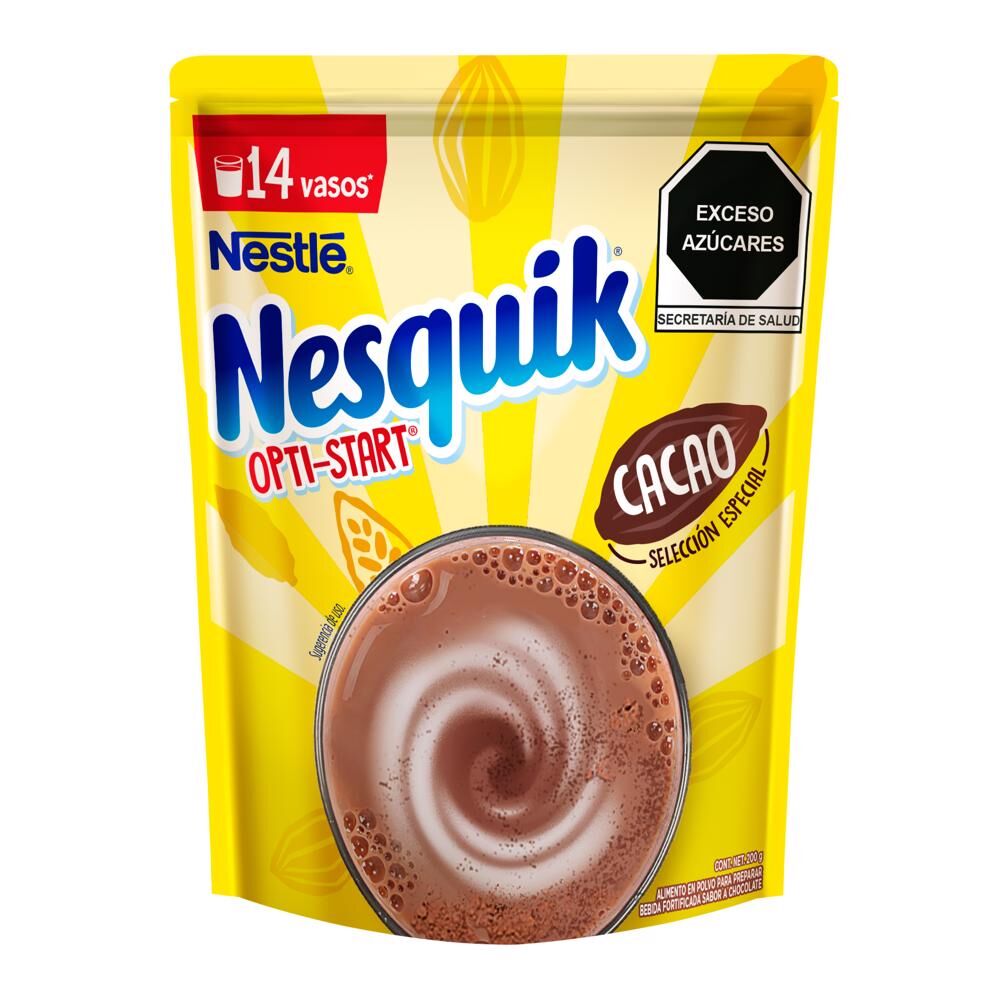 Bebida Chocolate En Polvo Opti Start Nesquik 200.0 Gr