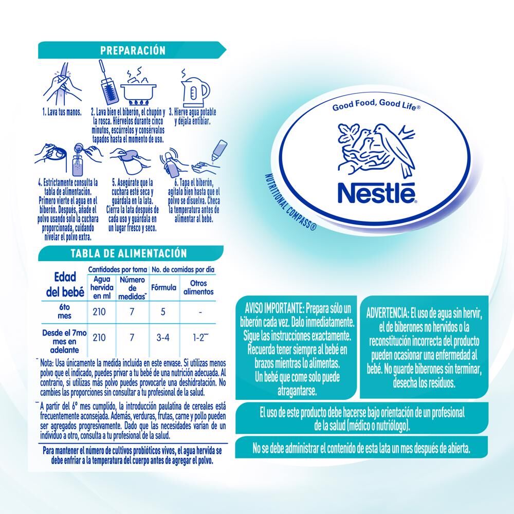 Leche Polvo Optipro Et 2 Nan 2 400.0 Gr