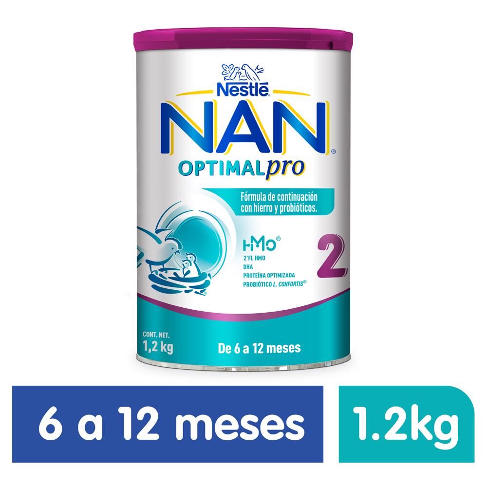 Leche Polvo Etapa 2 Nan 1.2 Kg