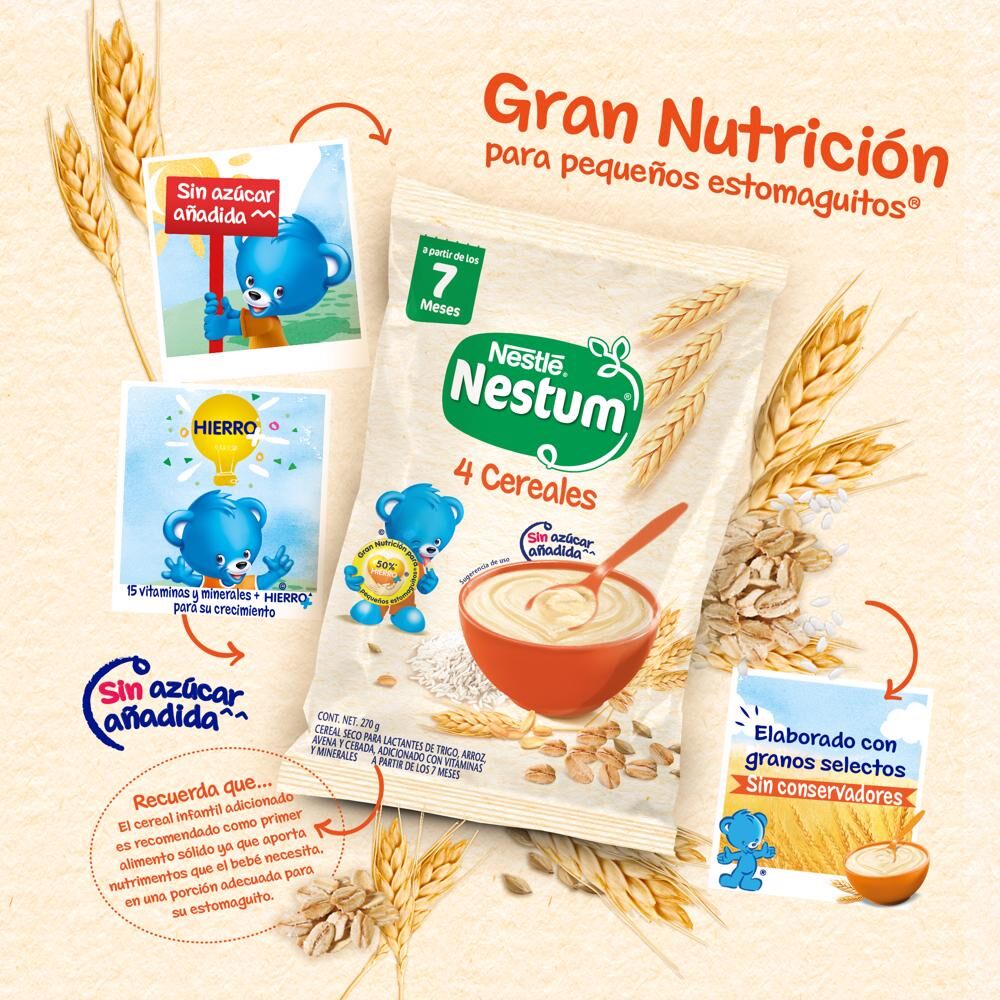 Cereal Inf Nestum 4 Cerea 2da Eta Ahorra Nestle 270.0