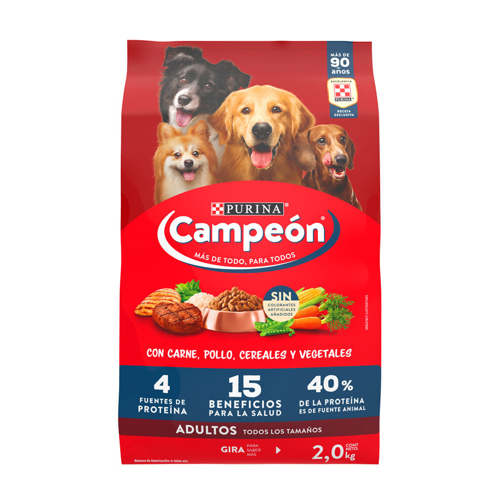 Campeon Adulto Recetas Caseras Purina 2 0 Kg