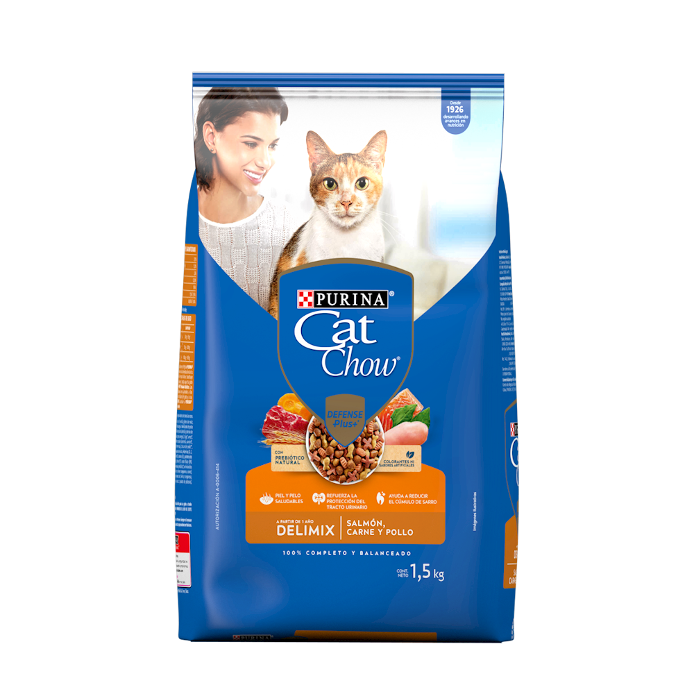 Comida Gato Cat Chow Mx Purina 1.5 Kg