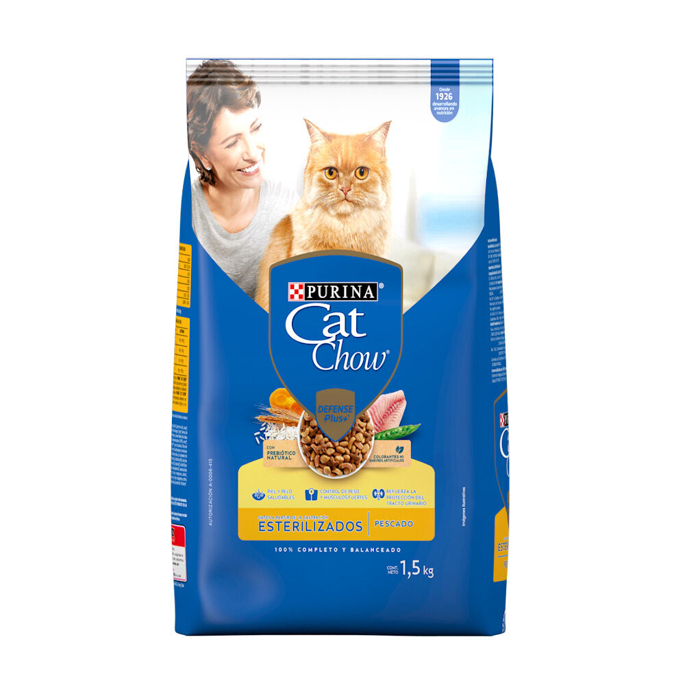 Comida Gato Cat Chow Esterilizado Purina 1.5 Kg