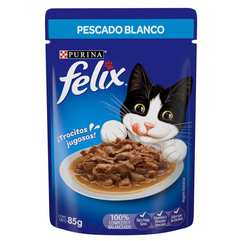 Felix Pescado Blanco Purina 85 0 Gr