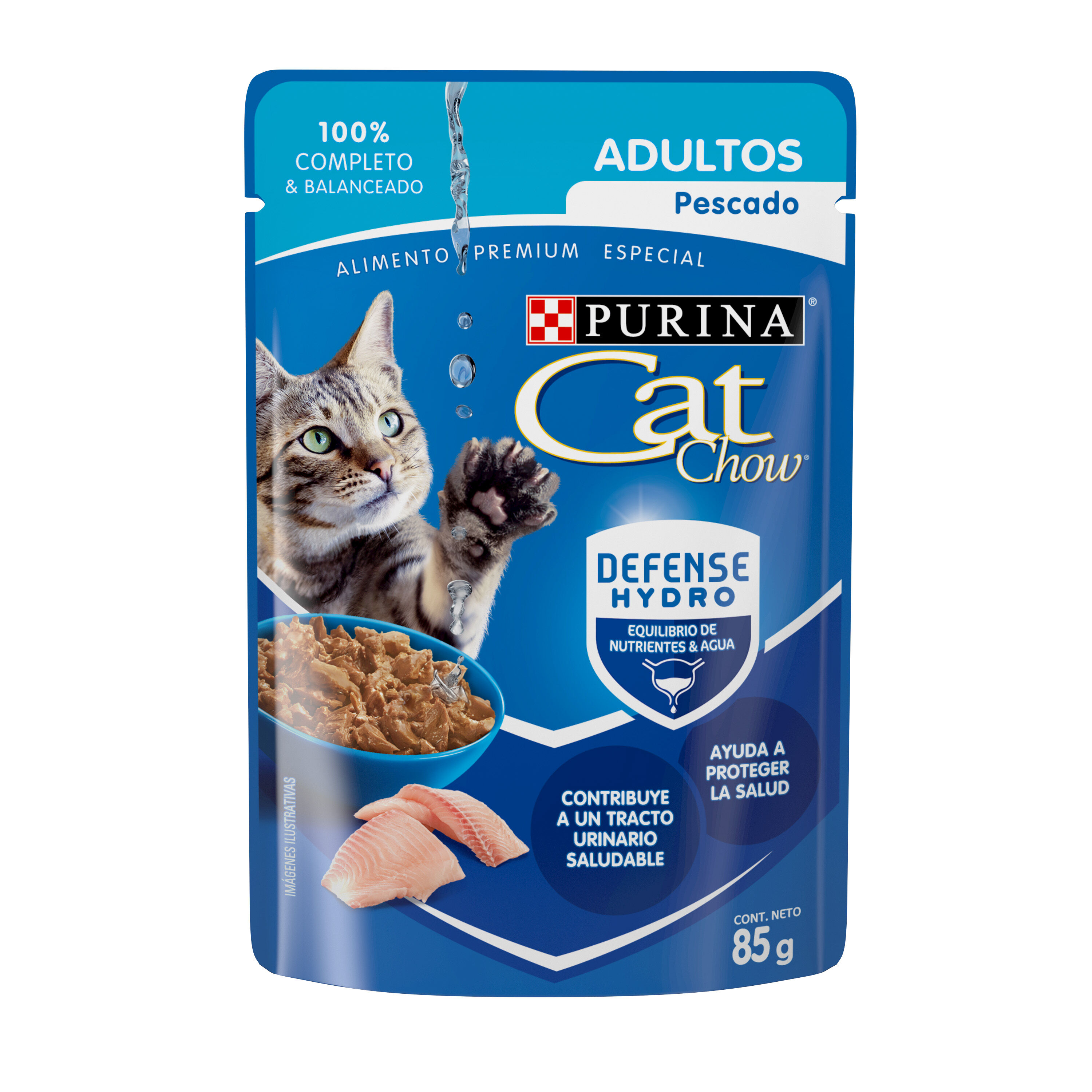 Cat Chow Adulto Pescado Purina 85 0 Gr