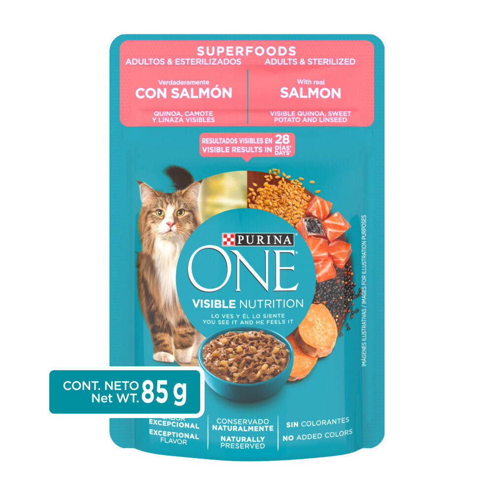 Alimento P/gato One Super Purina 85.0 Gr