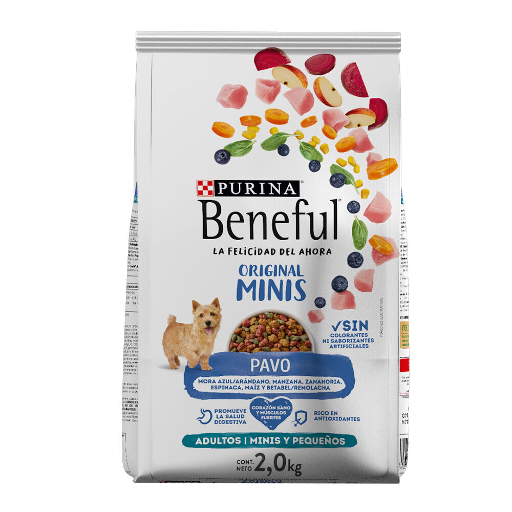 Comida Perro Raza Pequeña Pavo Beneful 2.0 Kg