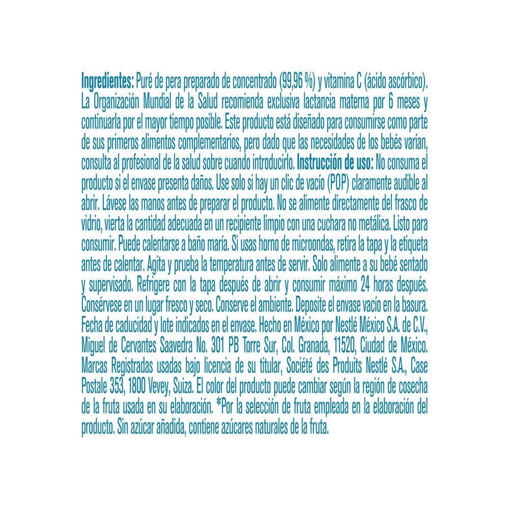 Papilla Pera Eta 1 Gerber 71.0 Gr