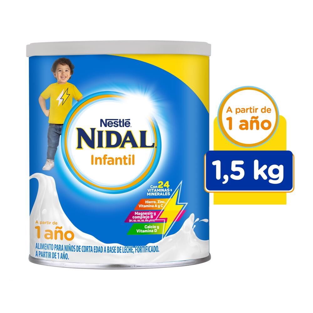 Leche Polvo +1 Nidal 1.5 Kg