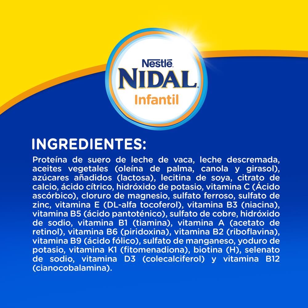 Leche Polvo +1 Nidal 1.5 Kg