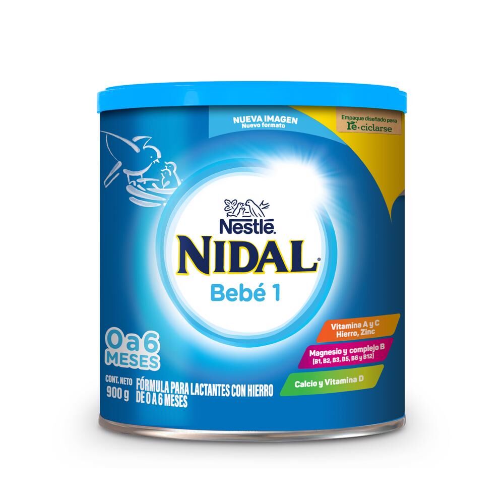Leche Formula Etapa 1 0 6 Meses Nidal 900.0 Gr