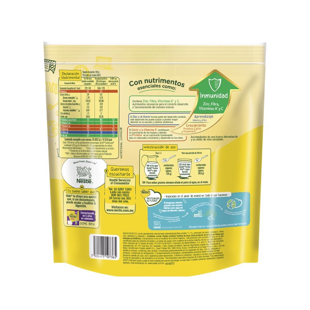 Leche Forticrece Bolsa Nido 1.92 Kg