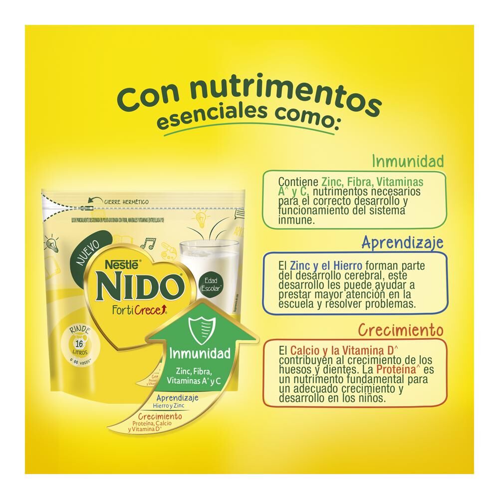 Leche Forticrece Bolsa Nido 1.92 Kg