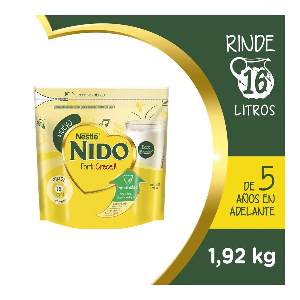 Leche Forticrece Bolsa Nido 1.92 Kg