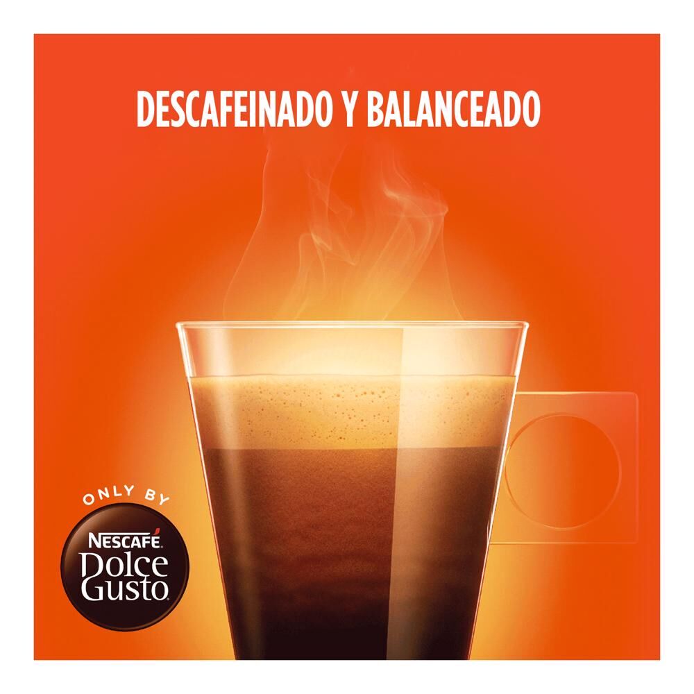 Cafe En Capsulas Lungo Descafeinado Dolce Gusto 16 0 Ca