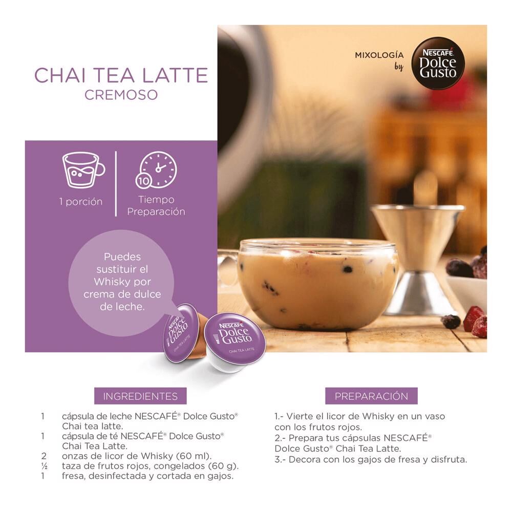 Te De Capsulas Chai Dolce Gusto 16.0 Cap