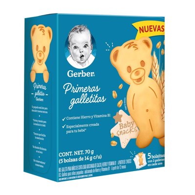 Galletas Baby Snacks Gerber 70 G