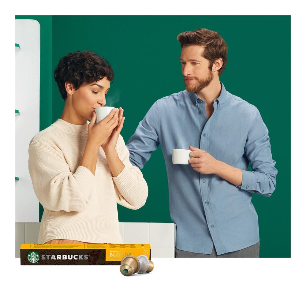 Café En Cápsulas Blonde Espresso Roast Starbucks Nespresso 10pz
