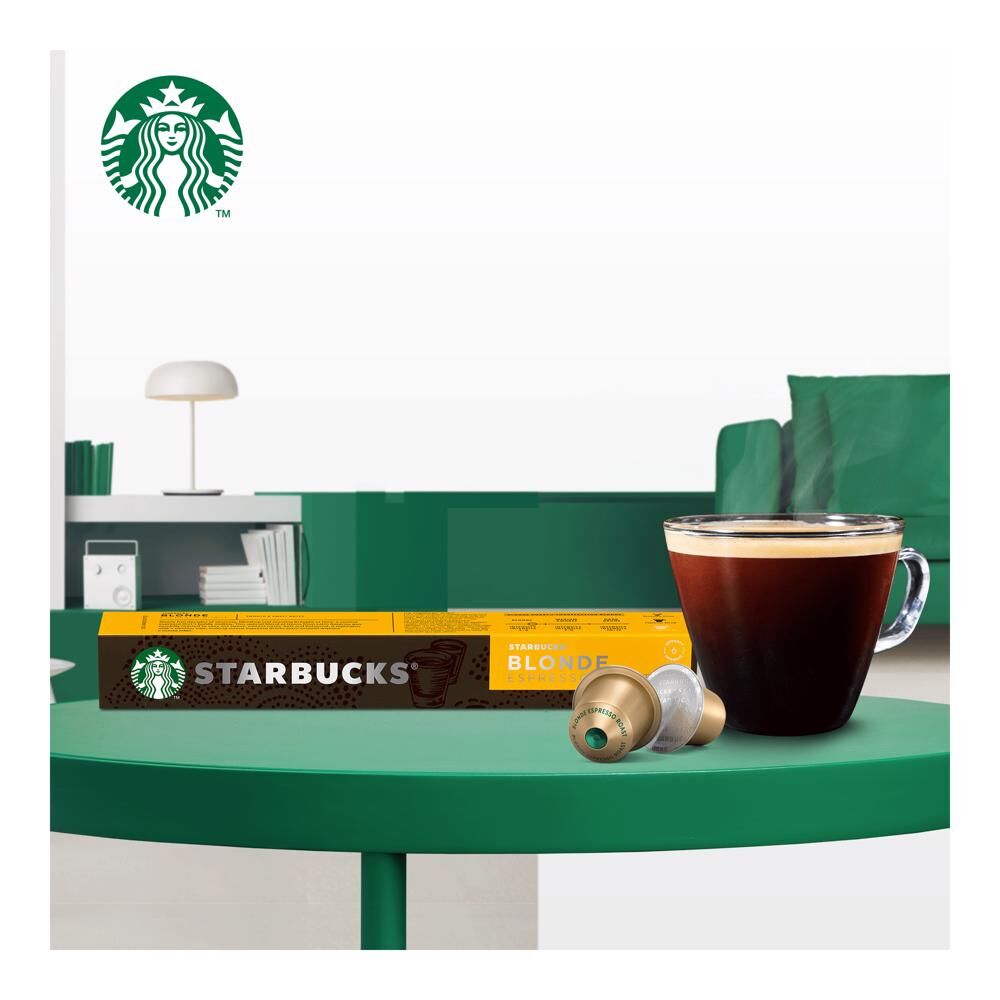 Café En Cápsulas Blonde Espresso Roast Starbucks Nespresso 10pz
