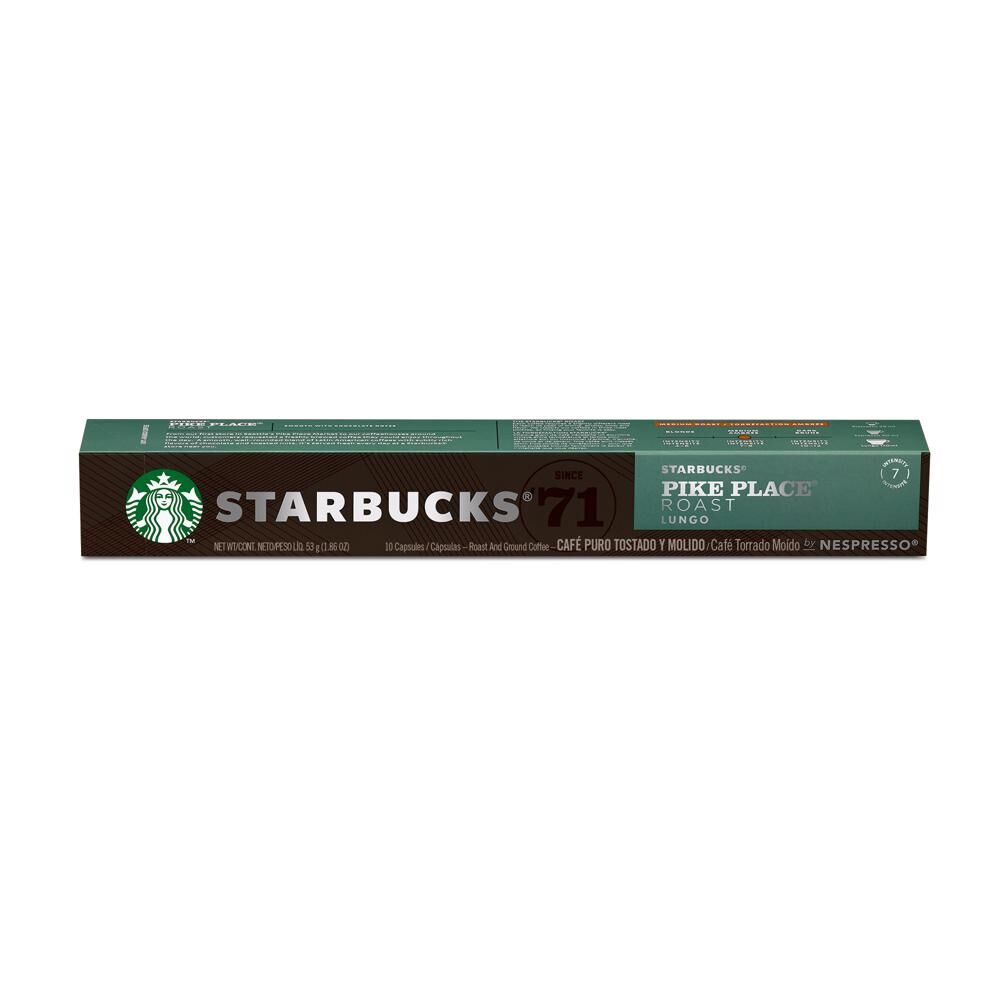 Café En Capsulas Pike Place Starbucks Nespresso 10pz