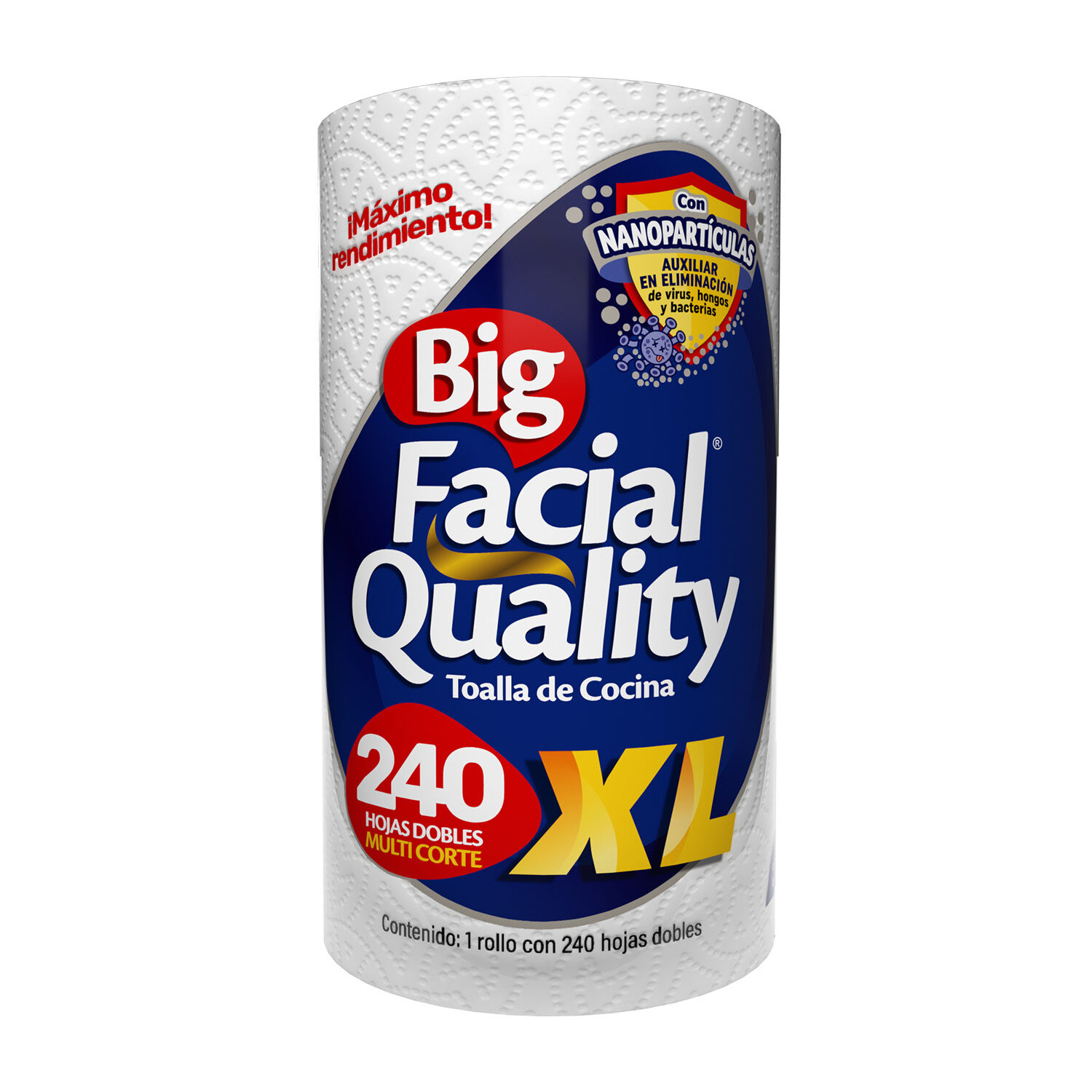 Toalla De Cocina Xl 240 Hd Facial Quality 1.0 Rollo
