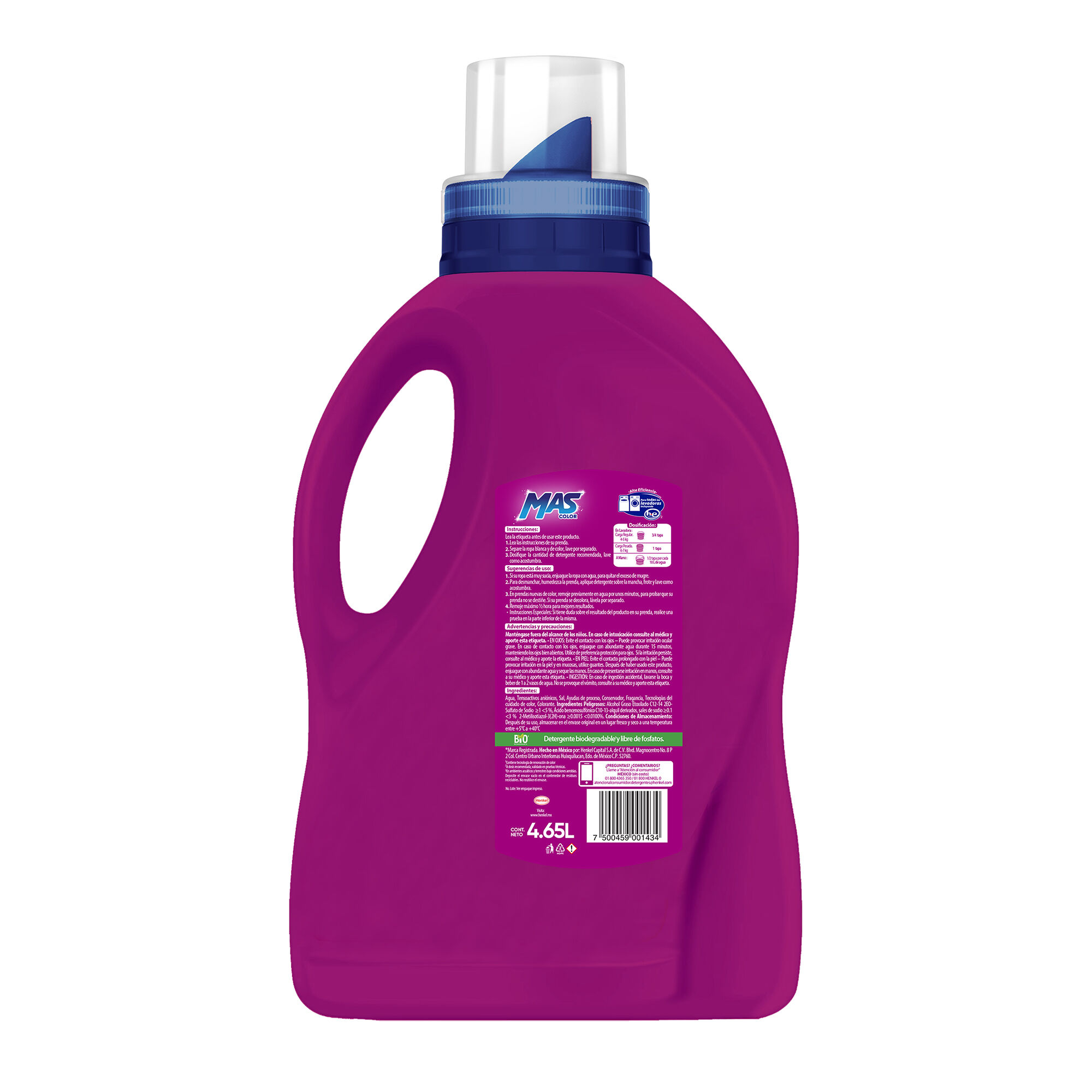 Detergente Liquido Renueva Y Florece Mas 4.65 Lt