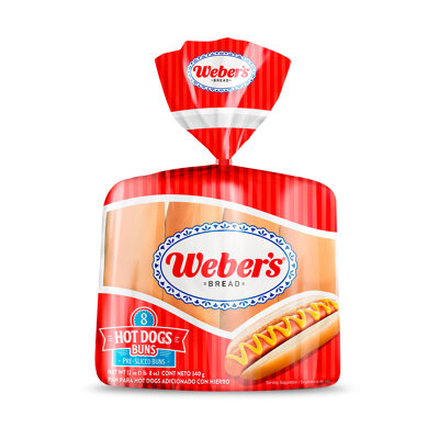 Pan Hot Dog Webers 340 Gr