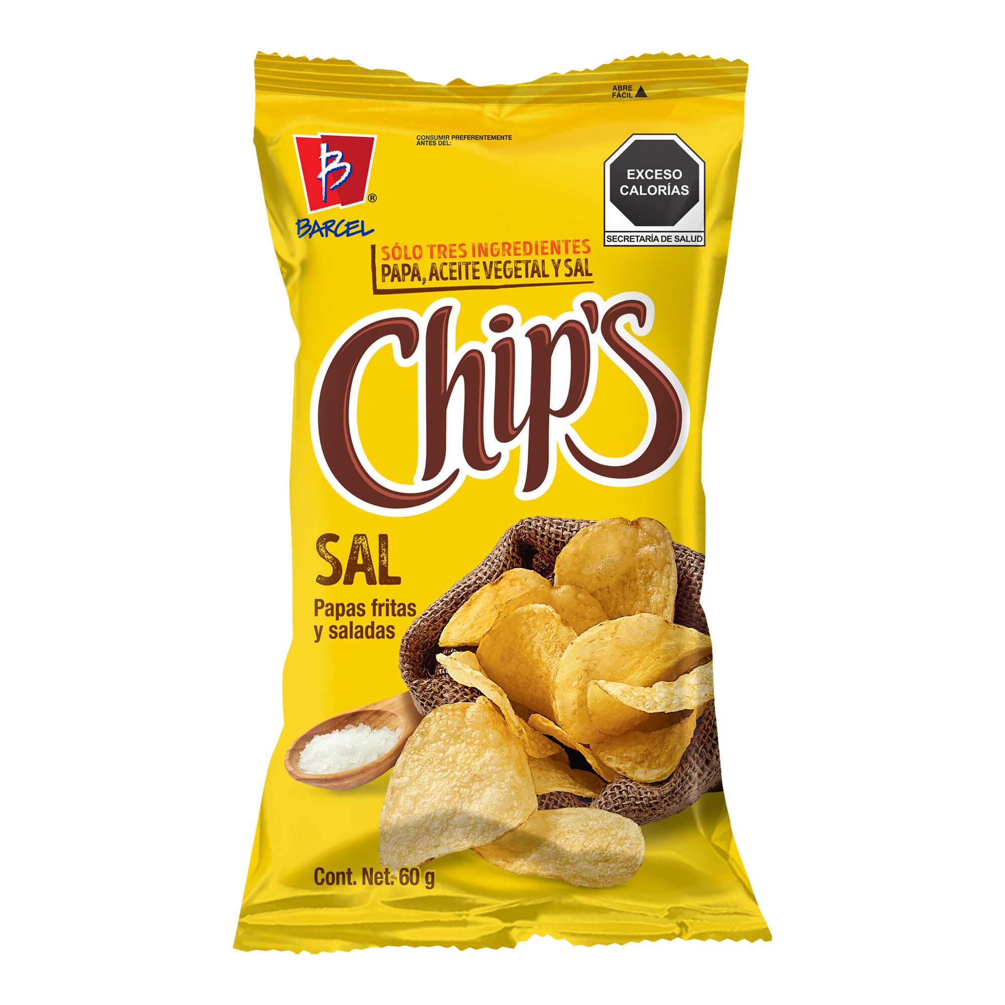 Chips Sal De Mar Barcel 55.0 Gr