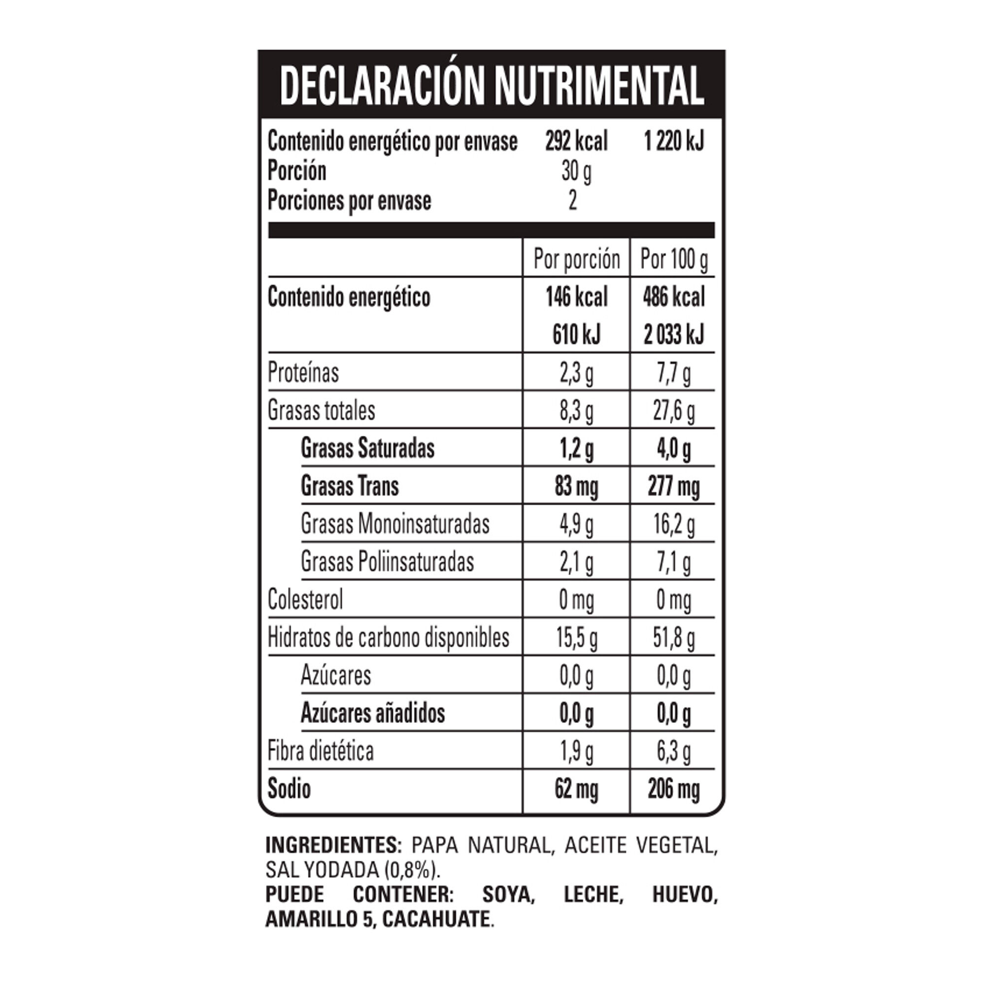 Chips Sal De Mar Barcel 55.0 Gr