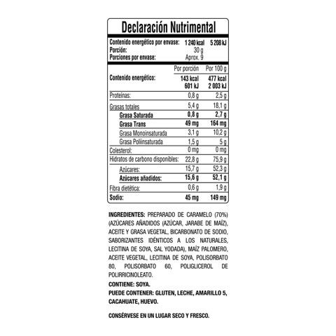 Palomitas Barcel Pop Karameladas 260 G
