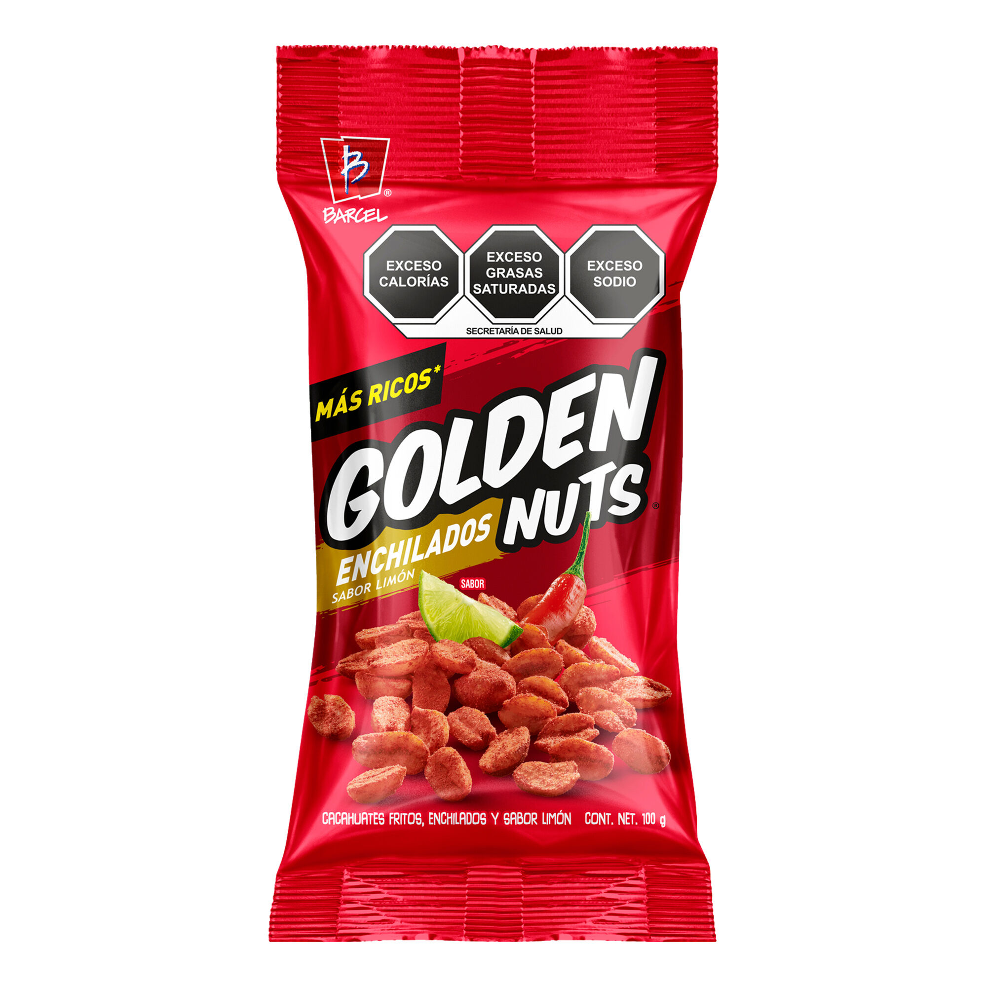Cacahuates Enchilados Golden Nuts 100.0 Gr