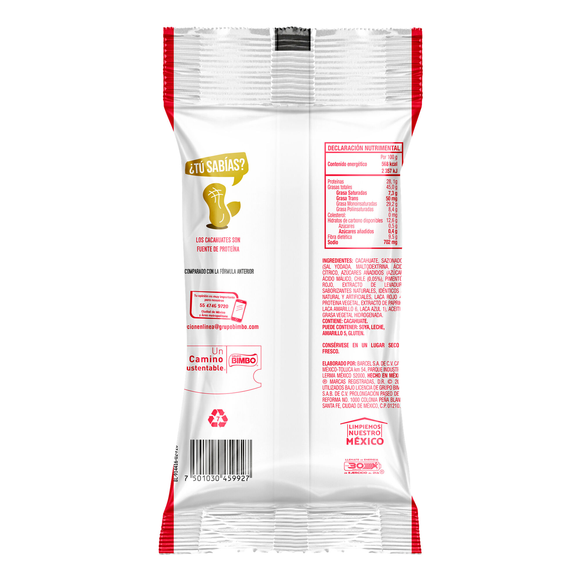 Cacahuates Enchilados Golden Nuts 100.0 Gr