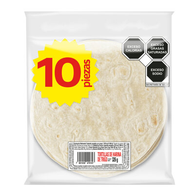 Tortillas De Harina De Trigo 326 G