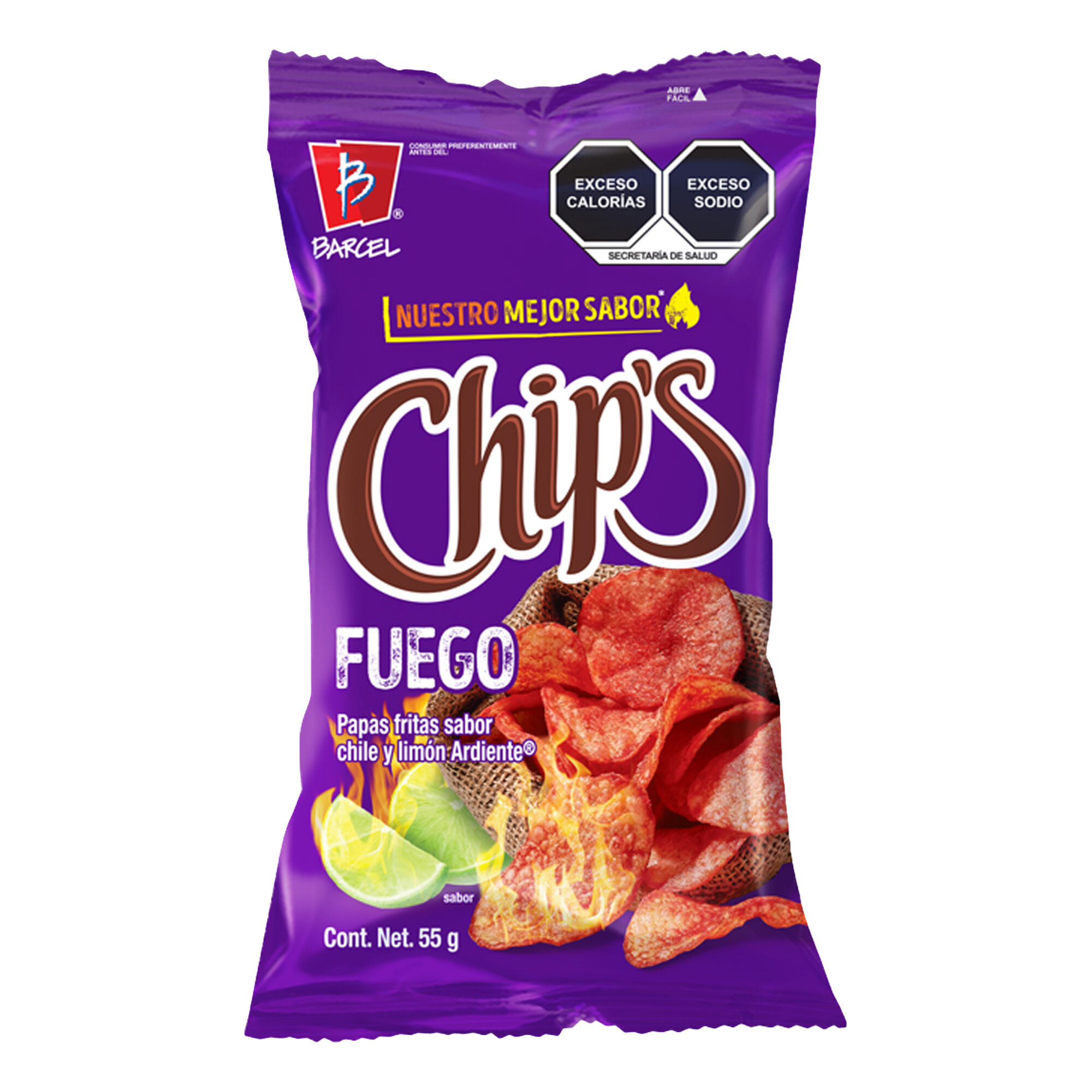 Chips Fuego Barcel 55.0 Gr