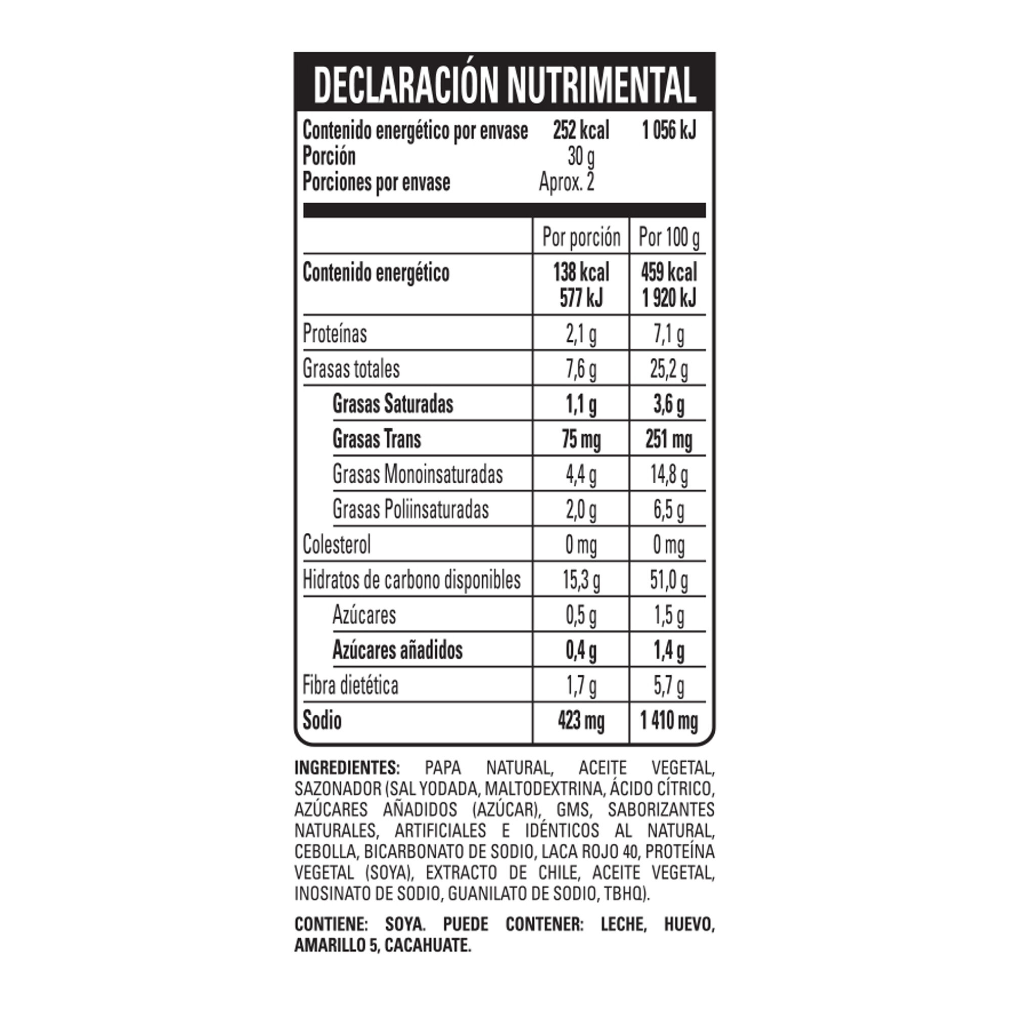 Chips Fuego Barcel 55.0 Gr
