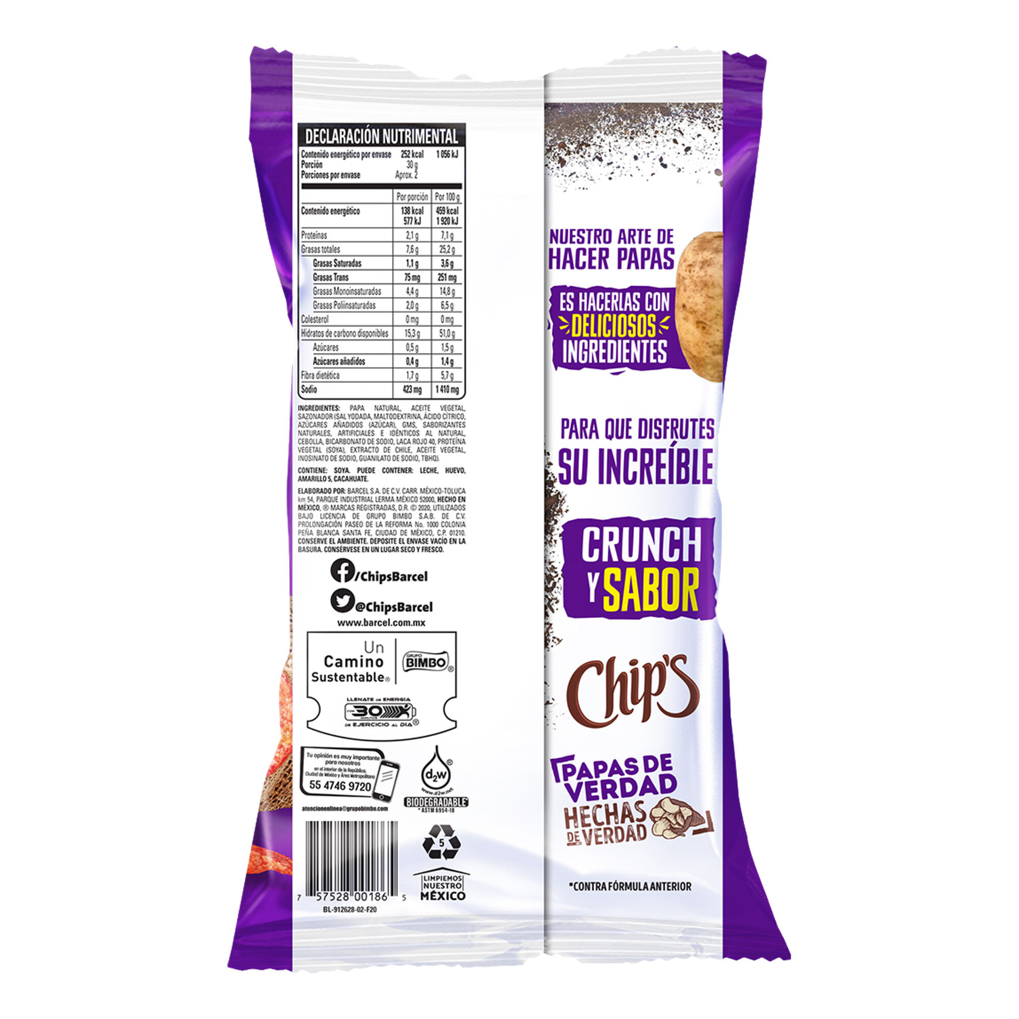 Chips Fuego Barcel 55.0 Gr