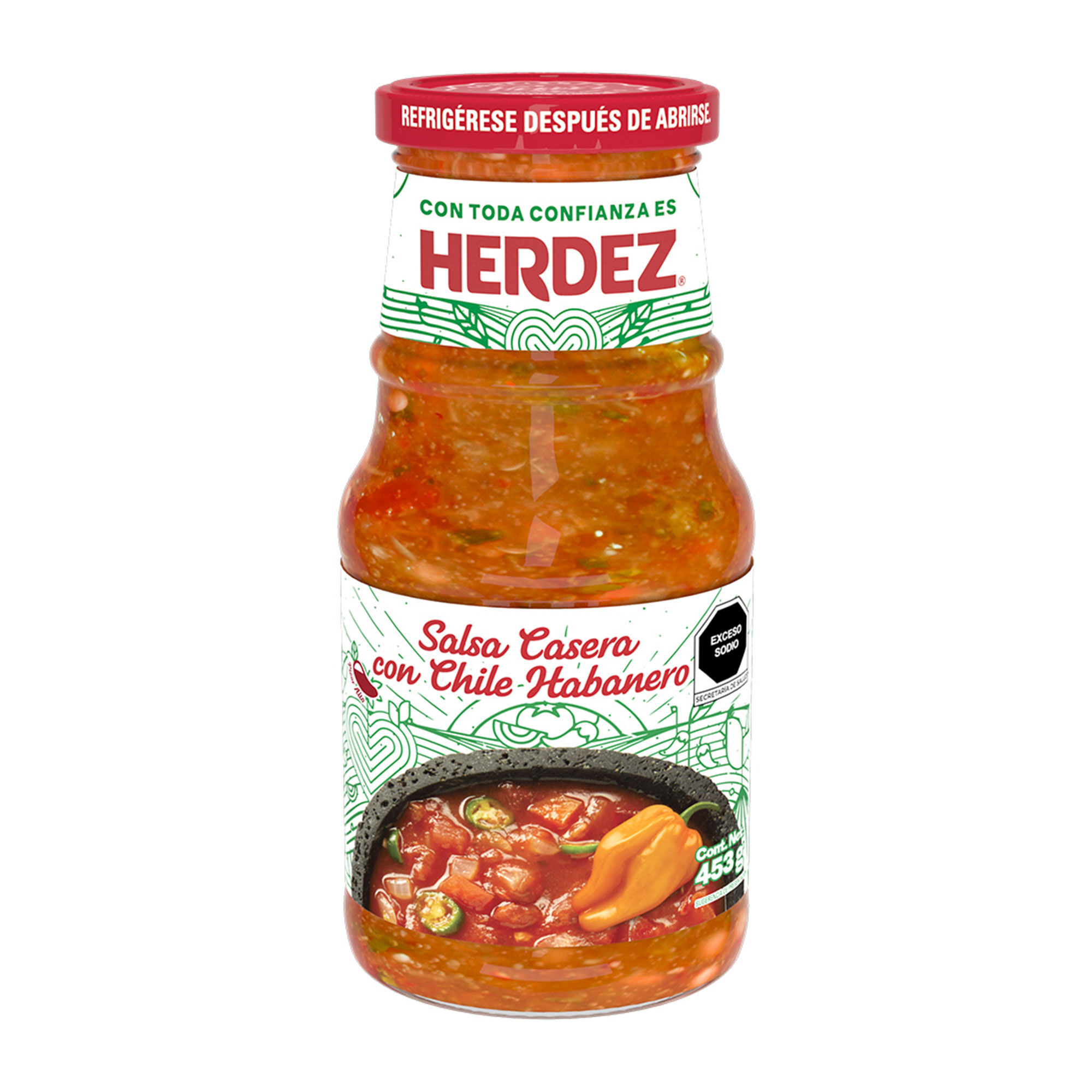 Salsa Herdez Casera Con Chile Habanero 240 G