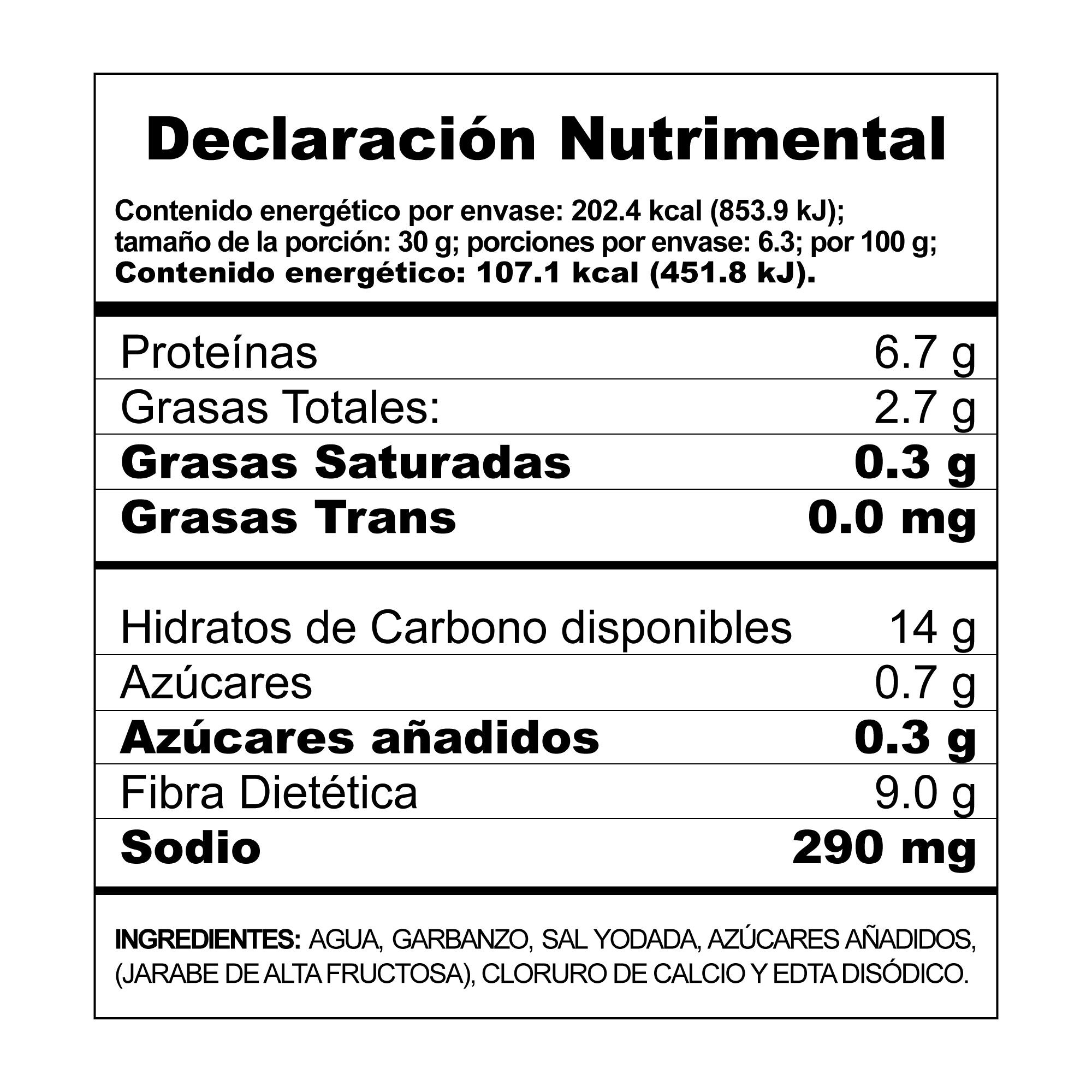 Garbanzo Natural Herdez 400.0 Gr