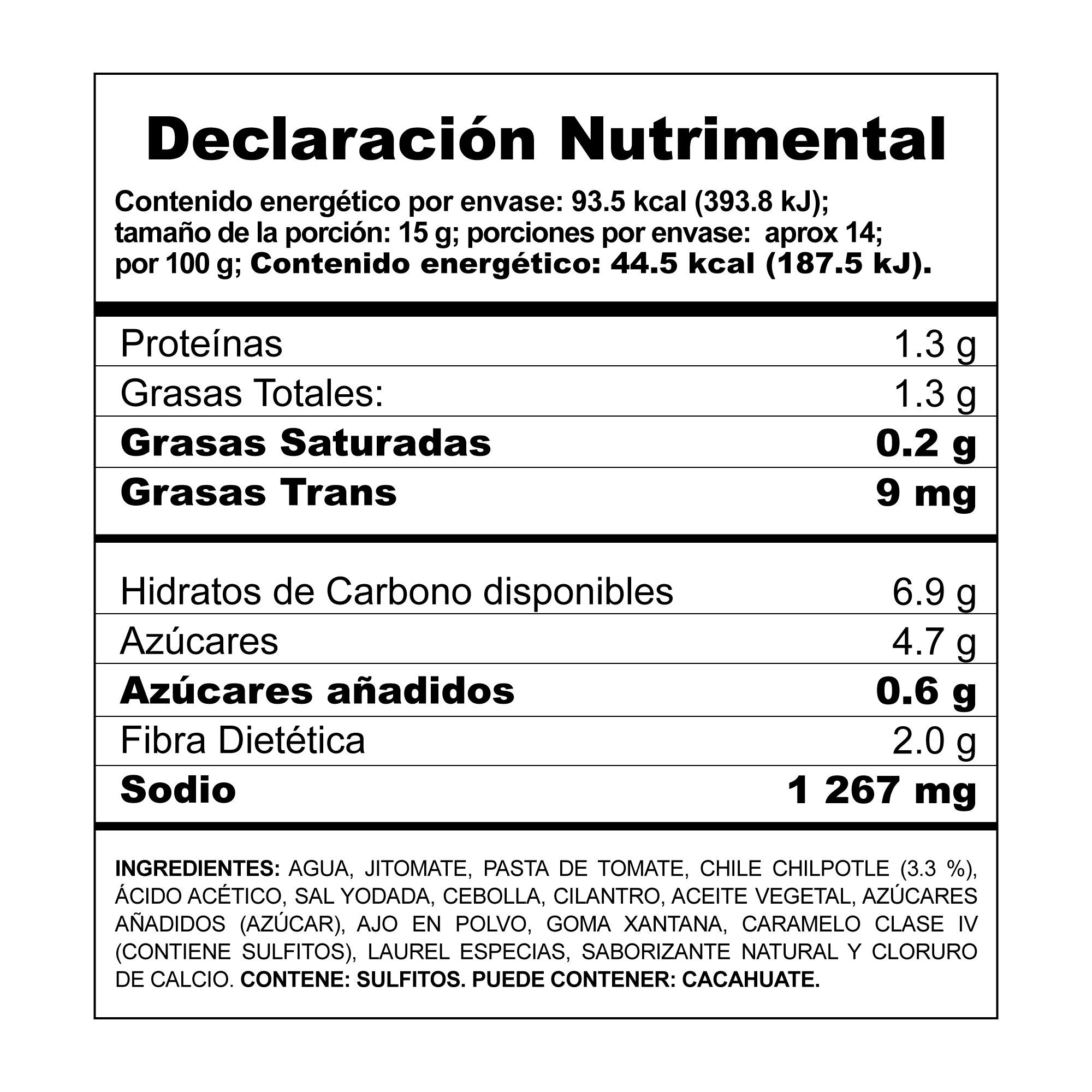 Salsa Chilpotle Herdez 210 G
