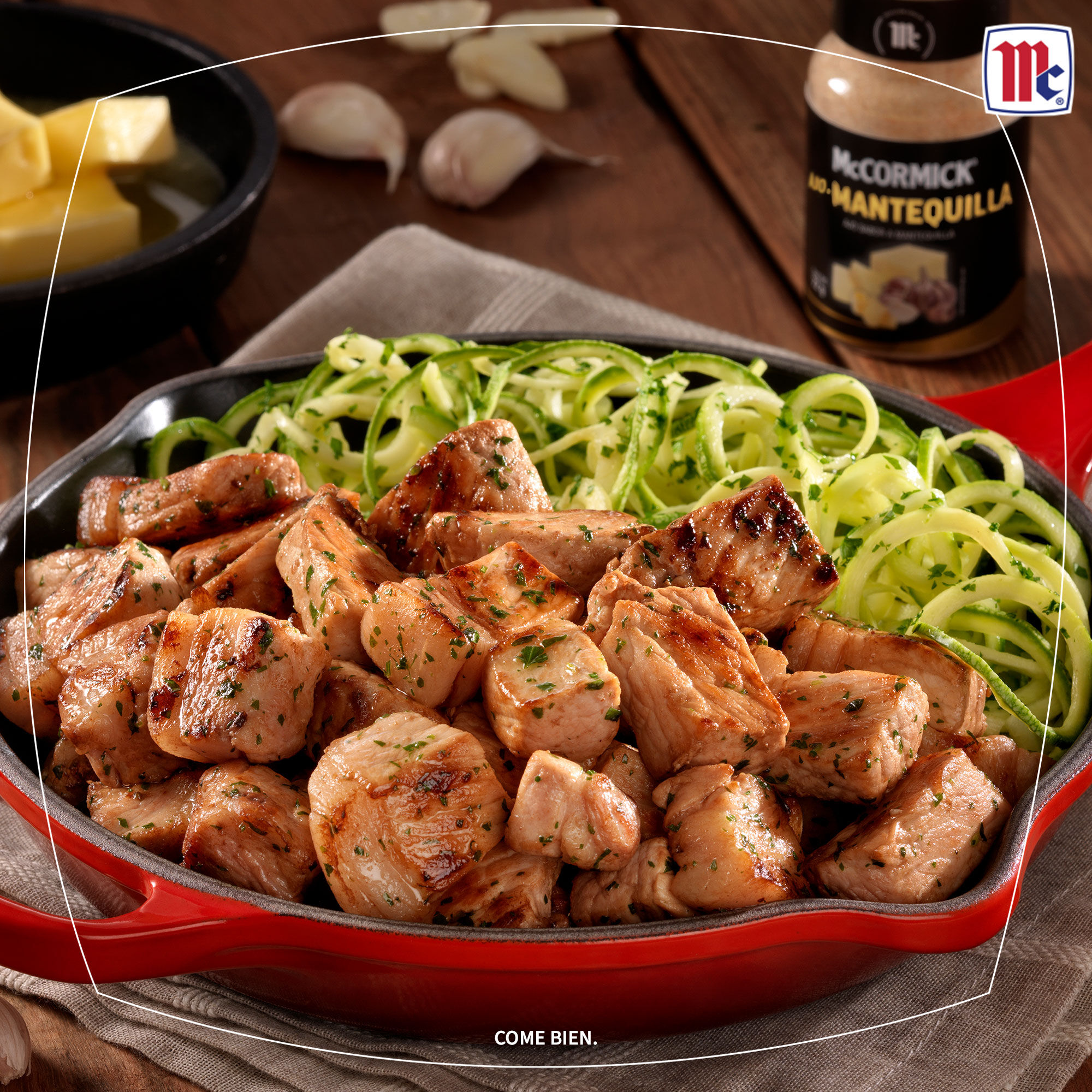 Especias Sabor Ajo Mantequilla Mc Cormick 72.0 Gr