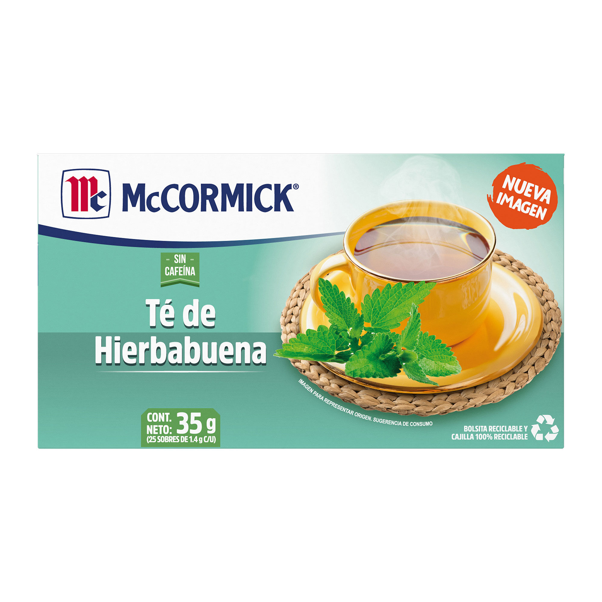 Té Mccormick Hierbabuena 25 Sobres