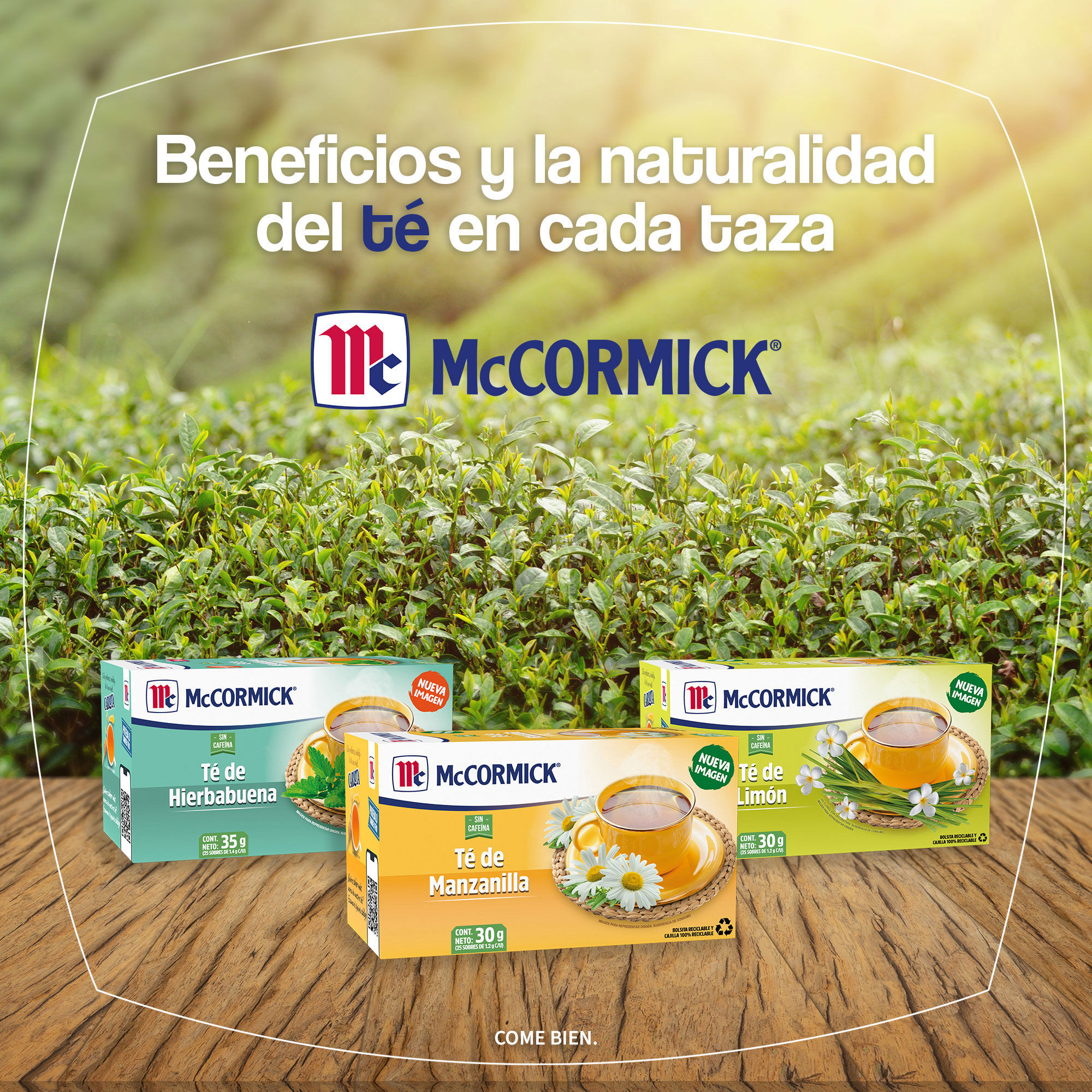 Té Mccormick Hierbabuena 25 Sobres
