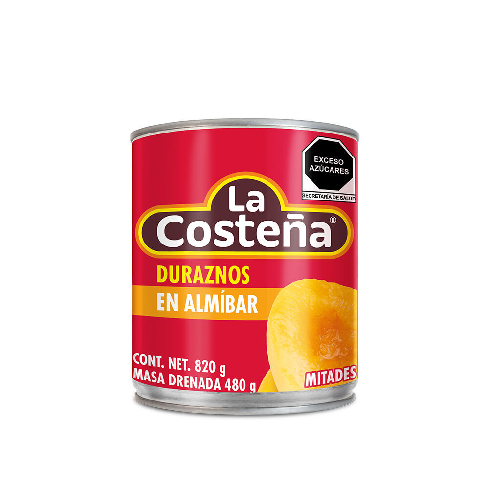 Durazno Mitades La Costena 820.0 Gr