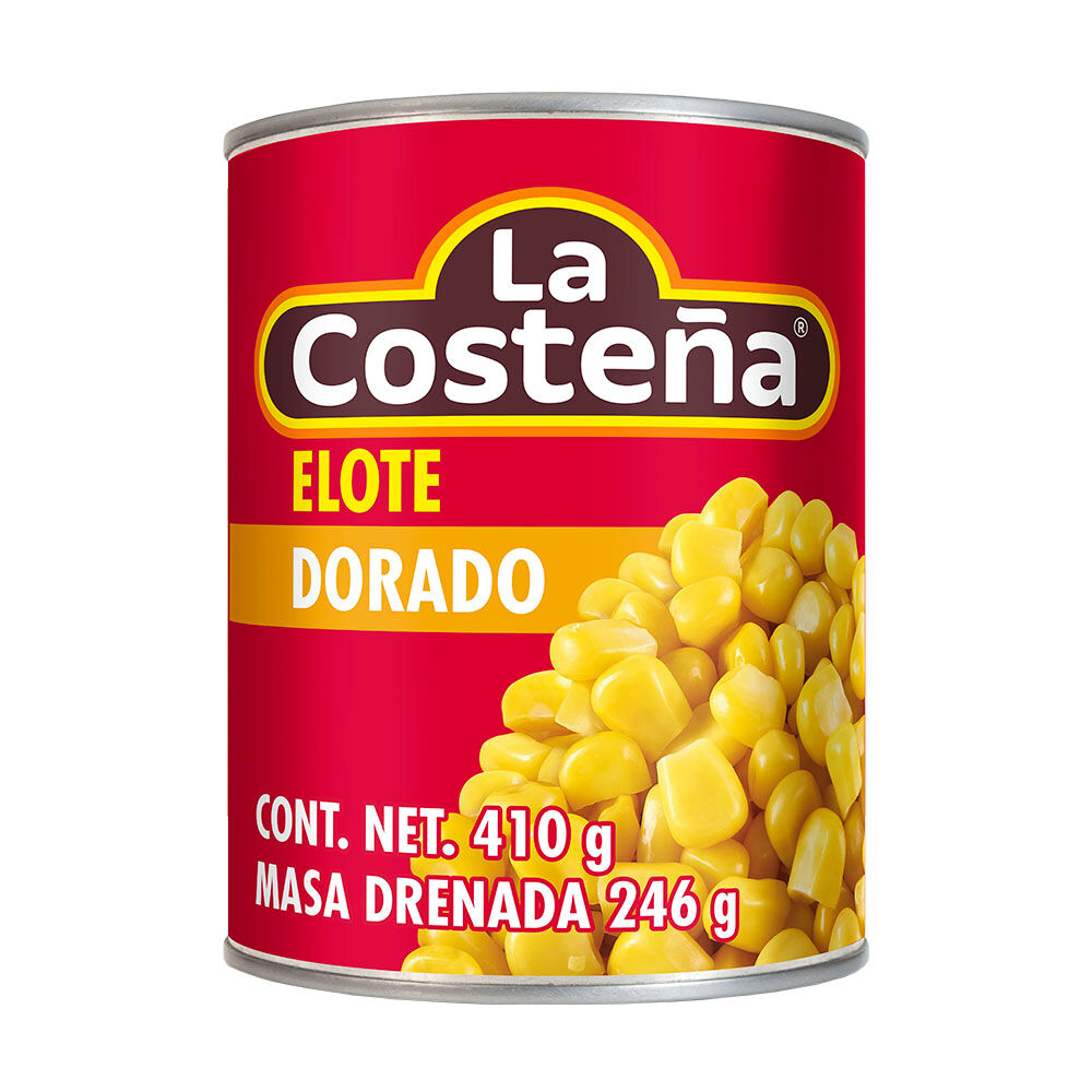 Elote Dorado Entero La Costeña 400.0 Gr