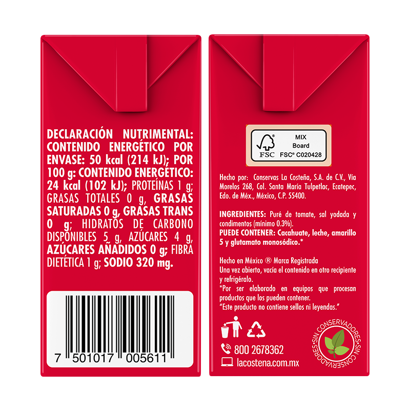 Pure Tomate Condimentado La Costeña 210 0 Gr