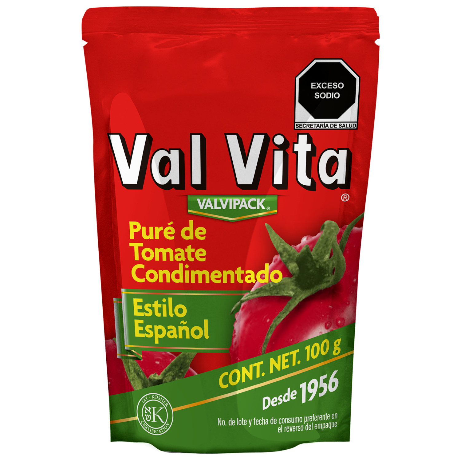 Pure De Tomate Val Vita 100 0 Gr