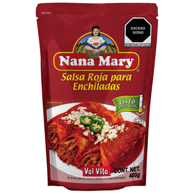 Salsa Enchiladas Rojas Nana Mary 400.0 Gr